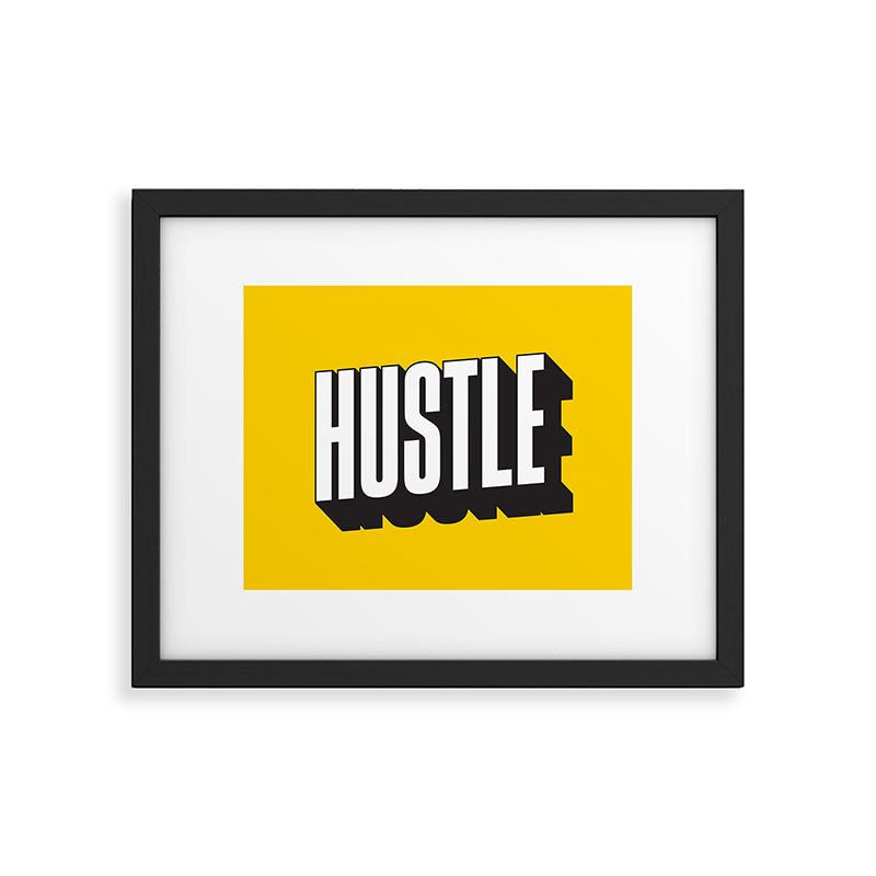 Hustle Pop Art Framed Art Print Gallery Image 6