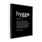 Hygge: Black Edition Framed Canvas Print Gallery Image 2