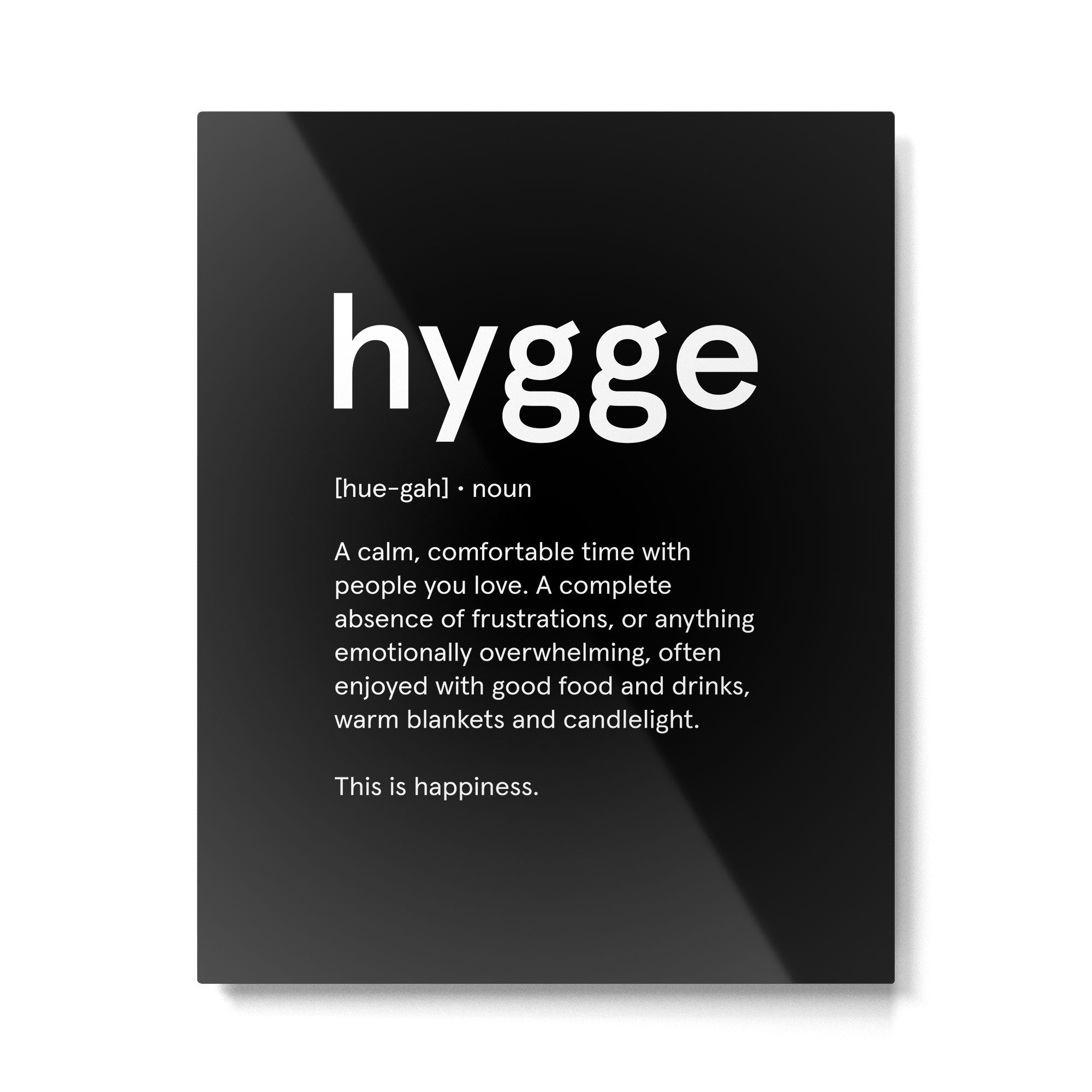 Hygge: Black Edition Metal Print Gallery Image 4