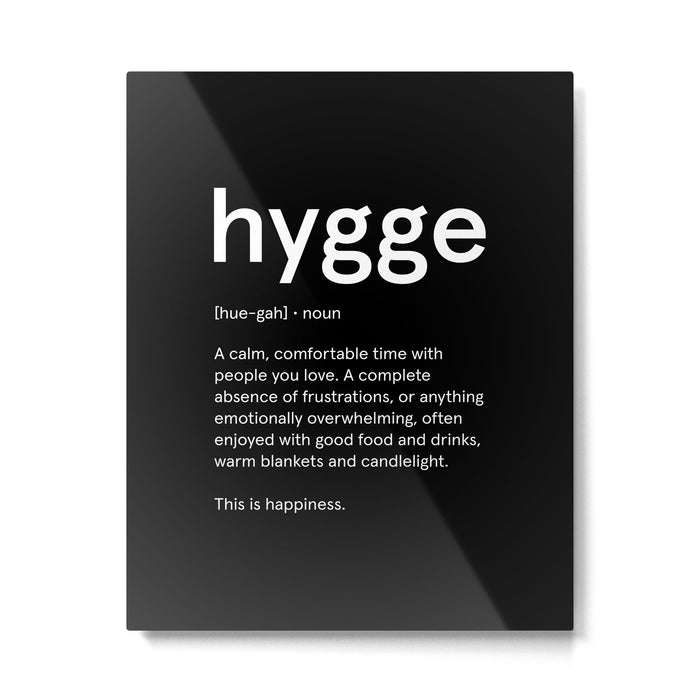 Hygge: Black Edition Metal Print Gallery Image 1