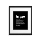 Hygge: Black Edition Framed Art Print Gallery Image 5