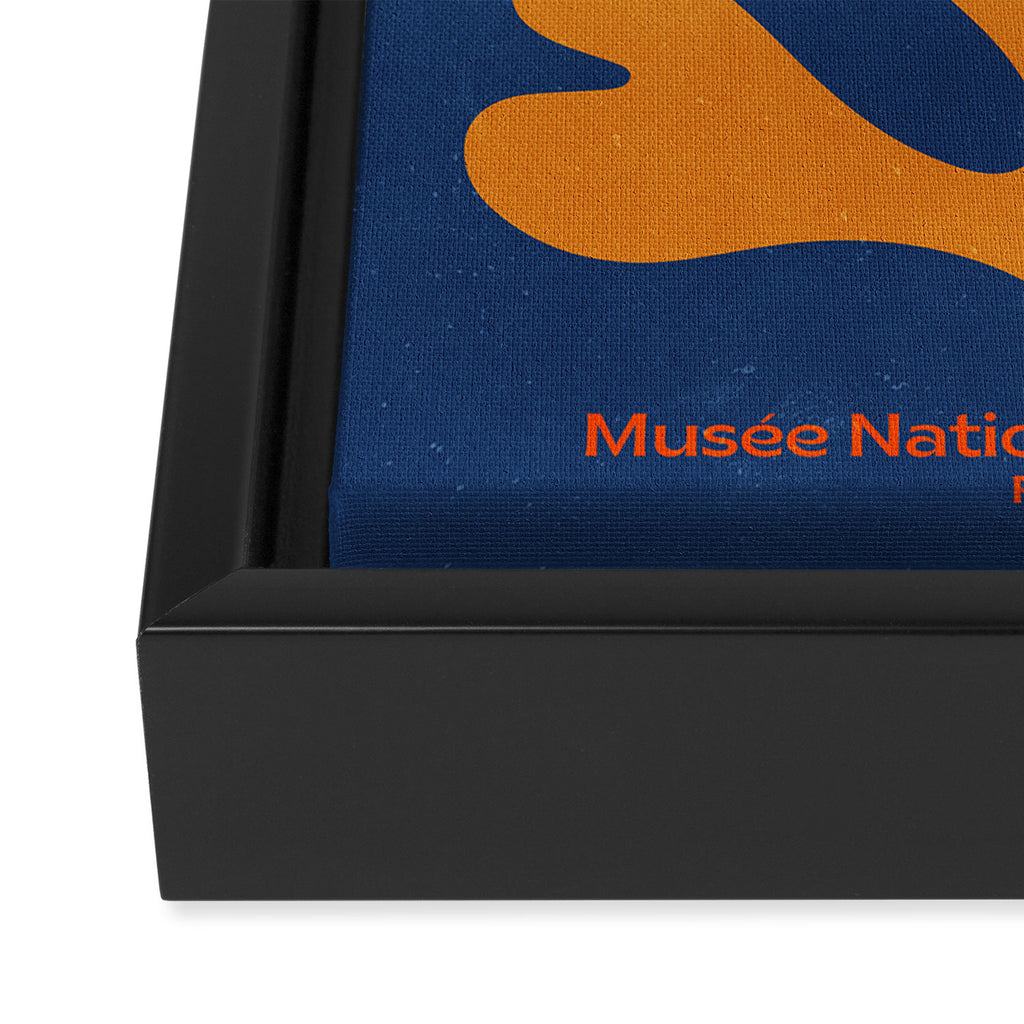 Indigo Sun: Paper Cutouts Matisse Edition Framed Canvas Print Gallery Image 3
