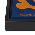 Indigo Sun: Paper Cutouts Matisse Edition Framed Canvas Print Gallery Image 3