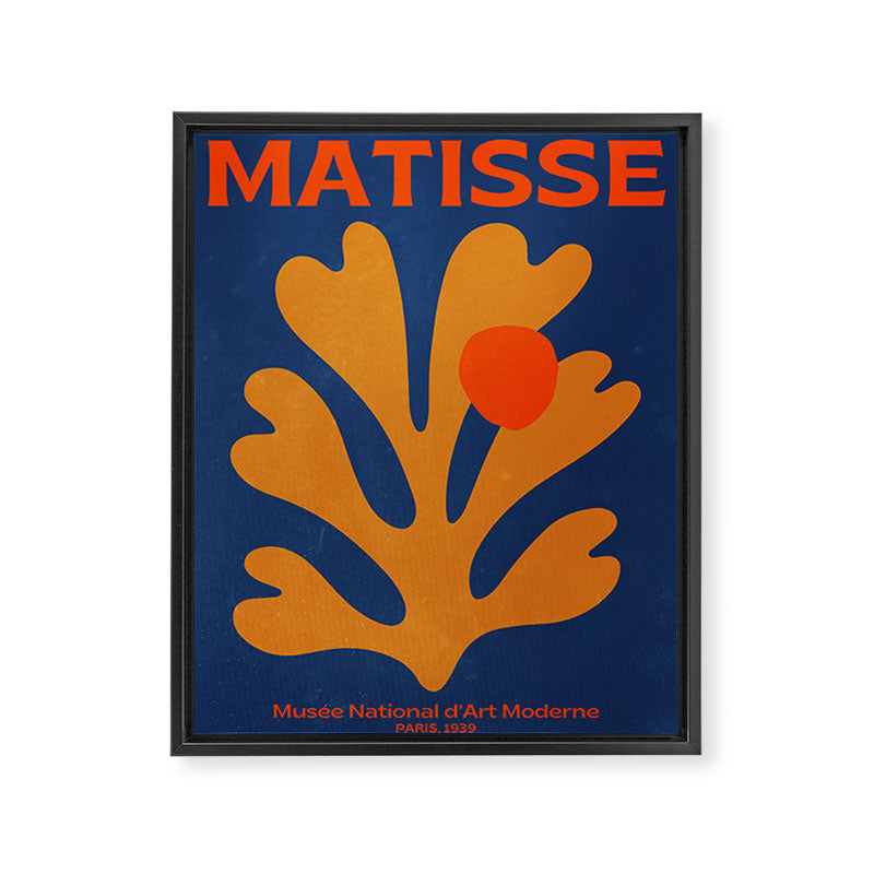 Indigo Sun: Paper Cutouts Matisse Edition Framed Canvas Print Gallery Image 6