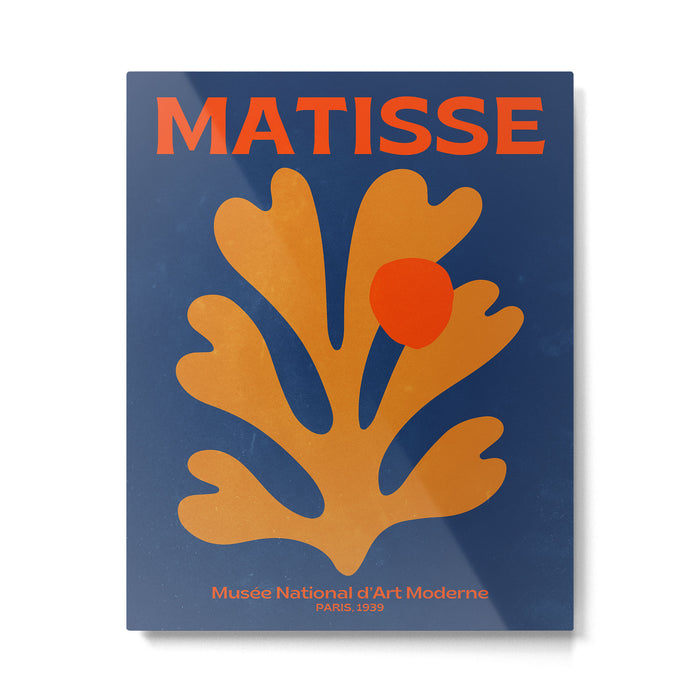 Indigo Sun: Paper Cutouts Matisse Edition Metal Print Gallery Image 1