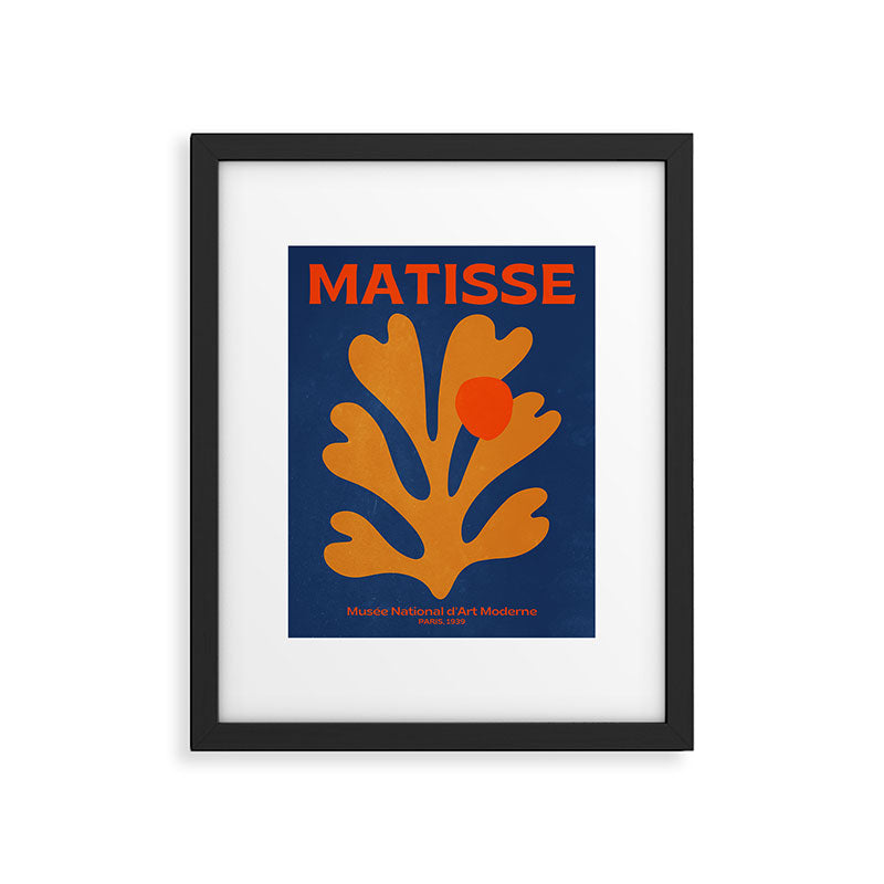 Indigo Sun: Paper Cutouts Matisse Edition Framed Art Print Gallery Image 5