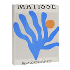 Jazz Blue Leaf: Matisse Series 02 | Mid-Century Edition Canvas Print Gallery Image 6
