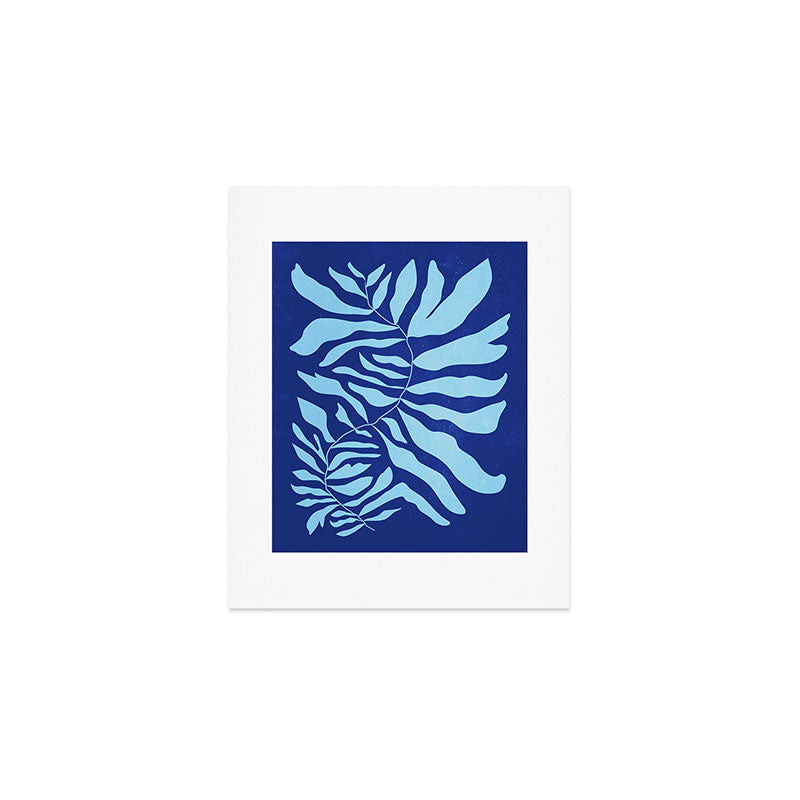 JAZZ FERNS 01 | Starry Blue Matisse Edition Art Print Gallery Image 1