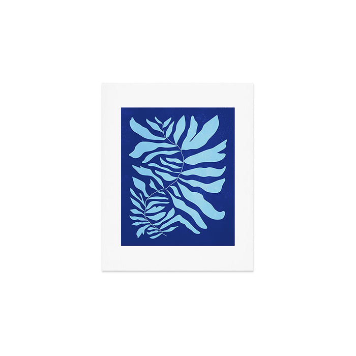 JAZZ FERNS 01 | Starry Blue Matisse Edition Art Print Gallery Image 1
