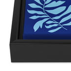 JAZZ FERNS 01 | Starry Blue Matisse Edition Framed Canvas Print Gallery Image 3