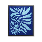 JAZZ FERNS 01 | Starry Blue Matisse Edition Framed Canvas Print Gallery Image 6