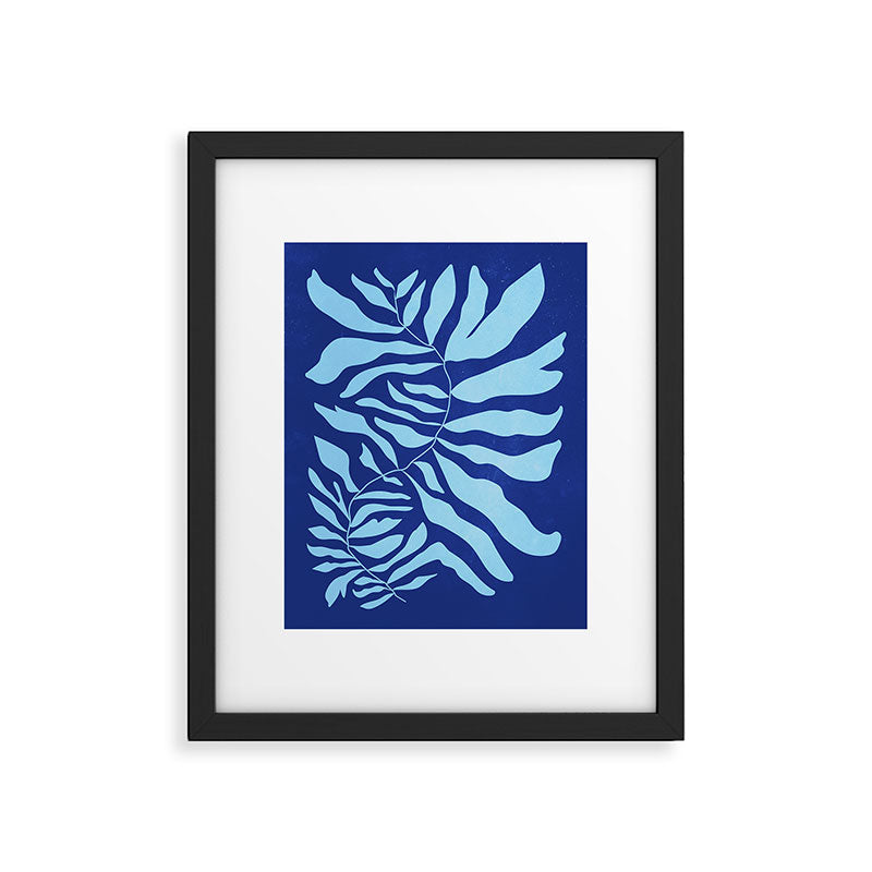 JAZZ FERNS 01 | Starry Blue Matisse Edition Framed Art Print Gallery Image 4