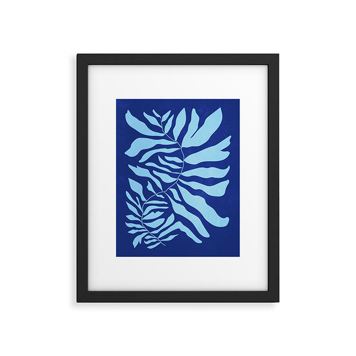 JAZZ FERNS 01 | Starry Blue Matisse Edition Framed Art Print Gallery Image 1