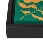 JAZZ FERNS 02 | Tropical Green & Casablanca Matisse Edition Framed Canvas Print Gallery Image 3