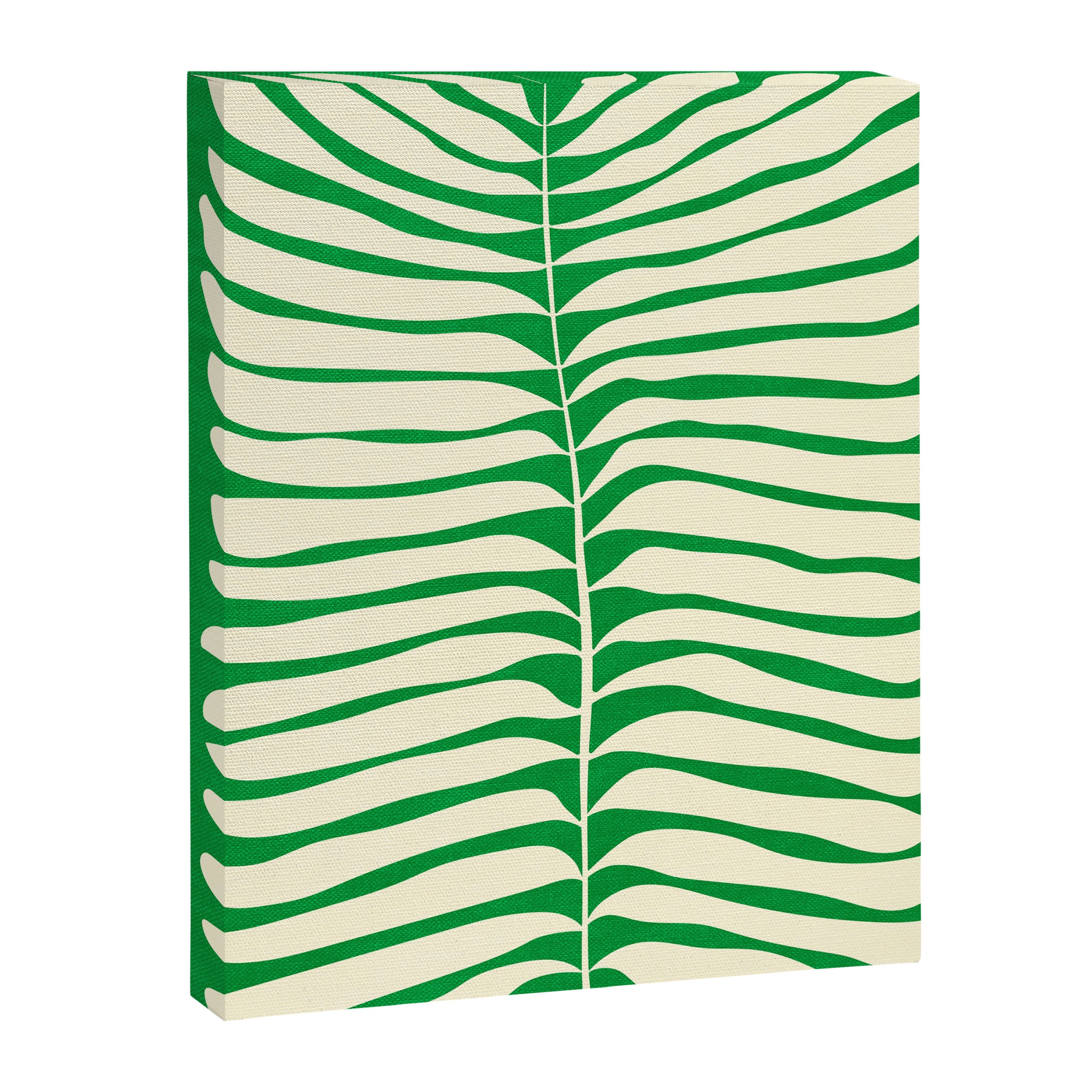JAZZ FERNS 04 | Pine Green Matisse Edition Canvas Print Gallery Image 6