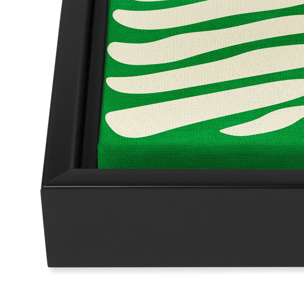 JAZZ FERNS 04 | Pine Green Matisse Edition Framed Canvas Print Gallery Image 3