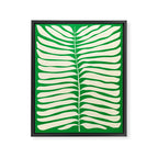 JAZZ FERNS 04 | Pine Green Matisse Edition Framed Canvas Print Gallery Image 6
