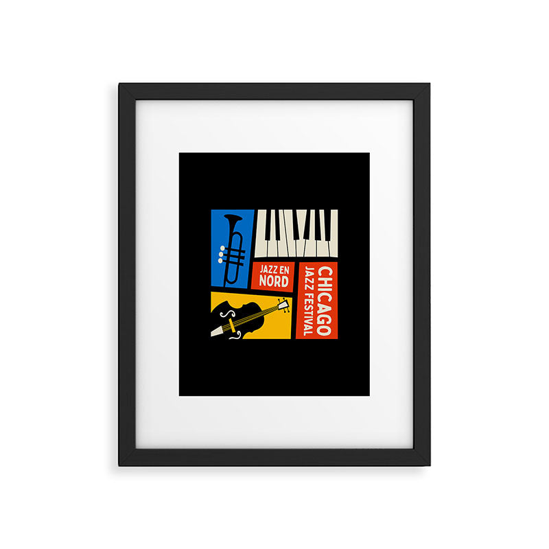 Jazz Festival | Bauhaus V Framed Art Print Gallery Image 5