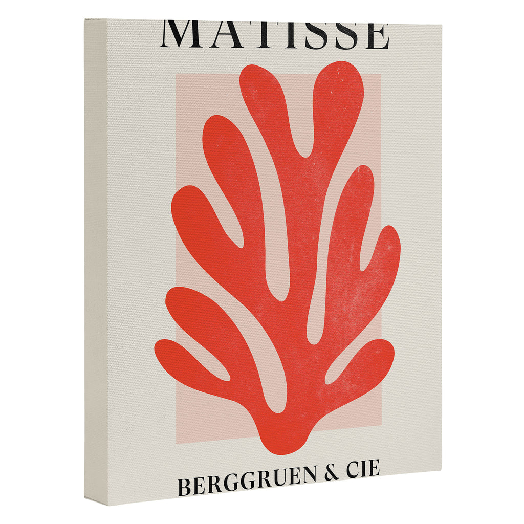 Jazz Leaf: Matisse Edition | Mid Century Series Canvas Print Gallery Image 3