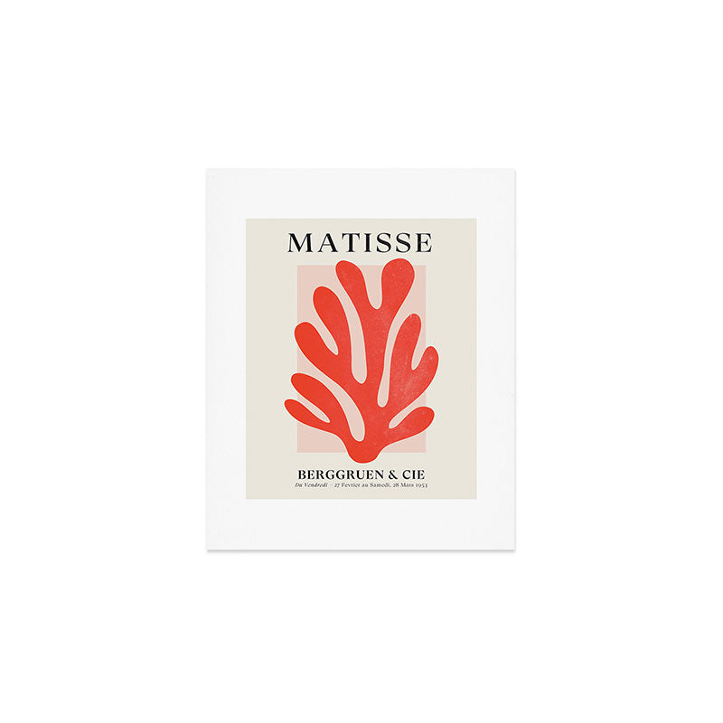 Jazz Leaf: Matisse Edition | Mid Century Series Art Print Gallery Image 1