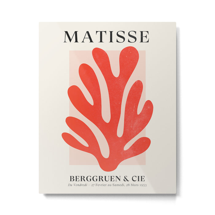 Jazz Leaf: Matisse Edition | Mid Century Series Metal Print Gallery Image 1