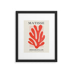 Jazz Leaf: Matisse Edition | Mid Century Series Framed Art Print Gallery Image 5