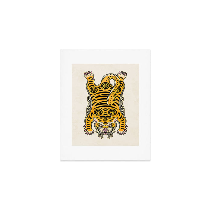 King Of The Jungle 01: Golden Tiger Edition Art Print Gallery Image 1