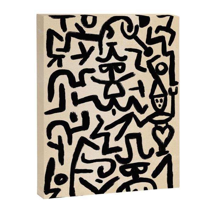 Klee's Comedians Handbill Canvas Print Gallery Image 1
