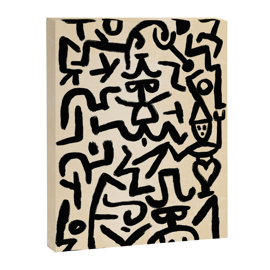 Klee's Comedians Handbill Canvas Print Gallery Image 6