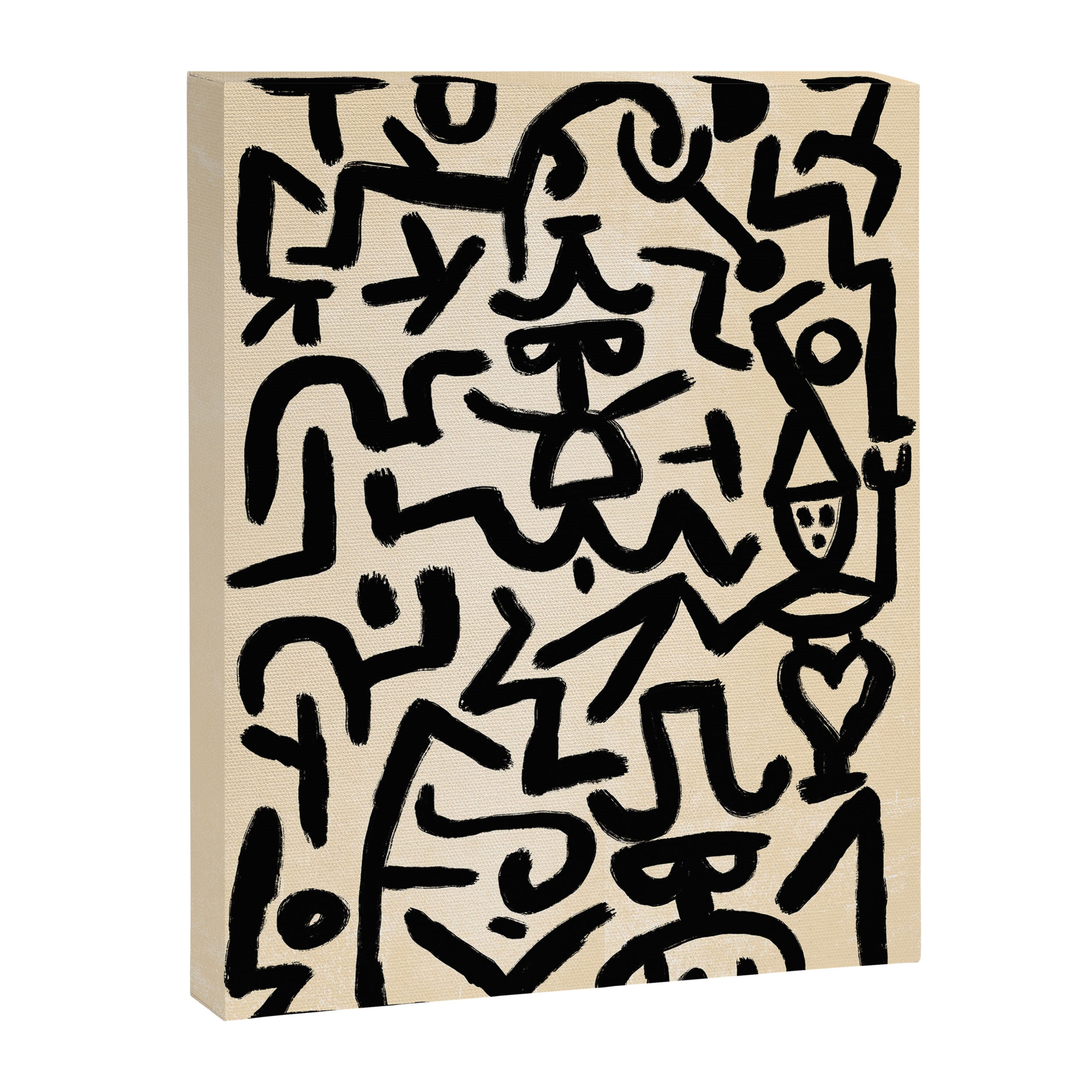 Klee's Comedians Handbill Canvas Print Gallery Image 6