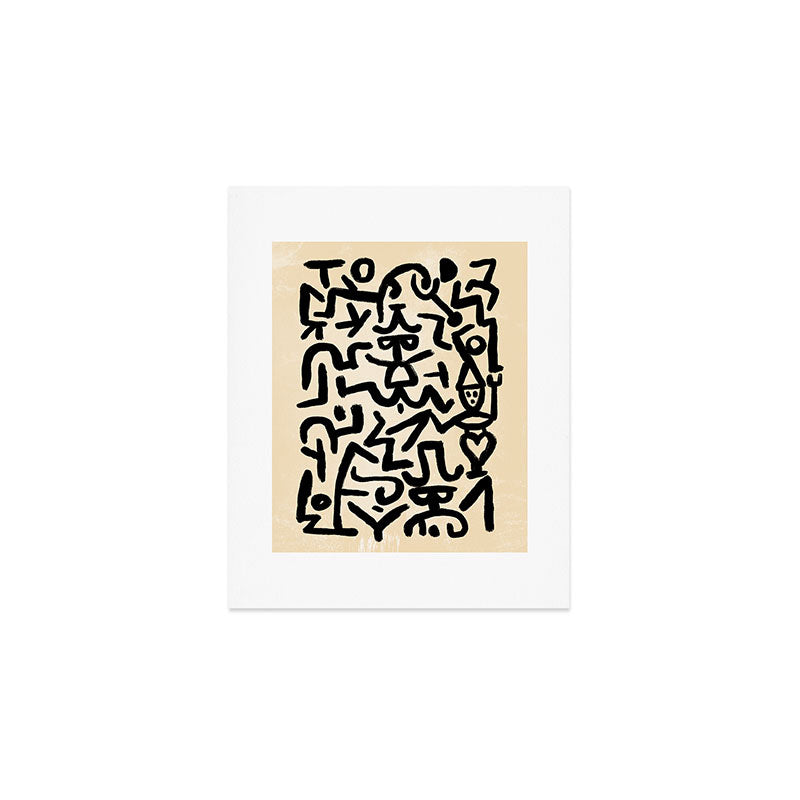 Klee's Comedians Handbill Art Print Gallery Image 1