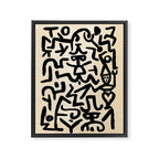 Klee's Comedians Handbill Framed Canvas Print Gallery Image 6