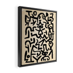 Klee's Comedians Handbill Framed Canvas Print Gallery Image 2