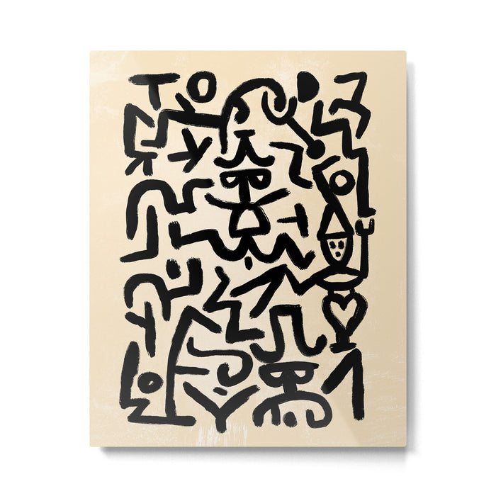 Klee's Comedians Handbill Metal Print Gallery Image 1