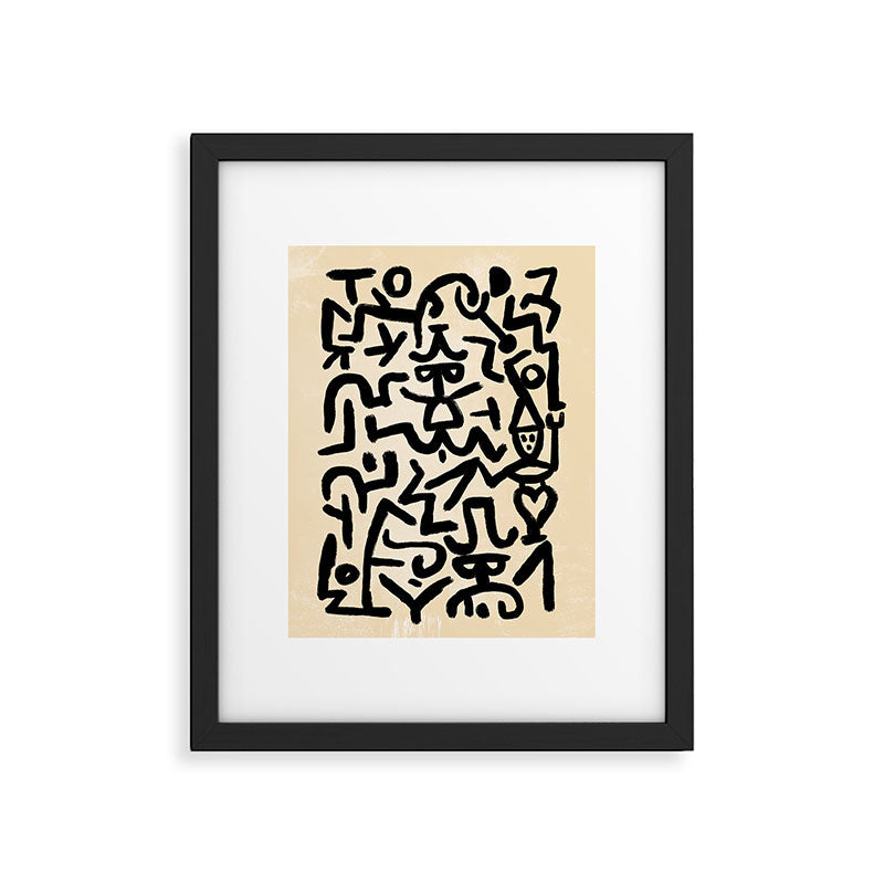 Klee's Comedians Handbill Framed Art Print Gallery Image 5