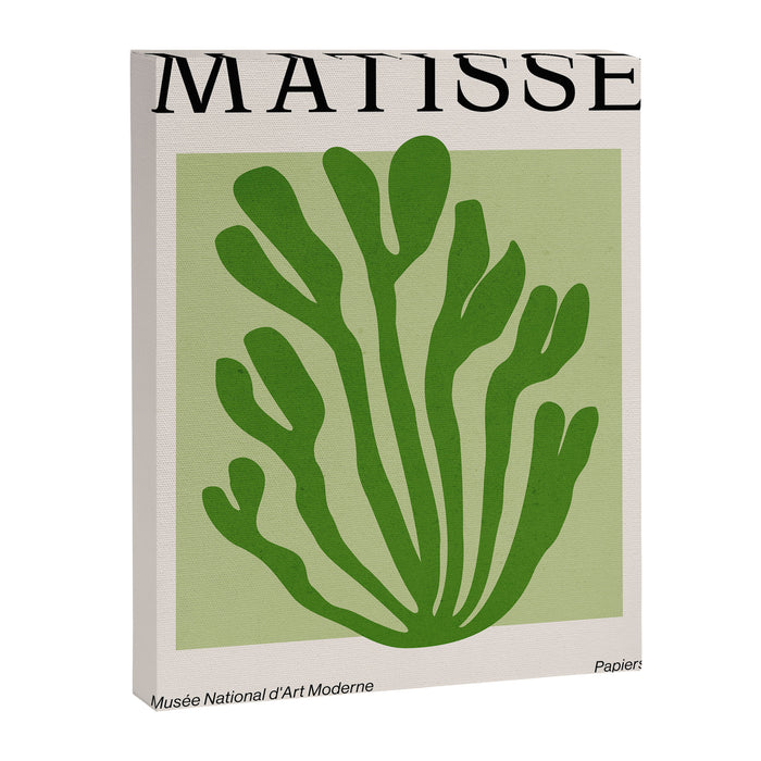 La Palma & Sage: Matisse Paper Leaf Cutouts 03 Canvas Print Gallery Image 1