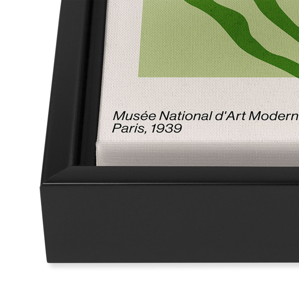 La Palma & Sage: Matisse Paper Leaf Cutouts 03 Framed Canvas Print Gallery Image 3