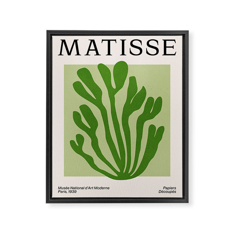 La Palma & Sage: Matisse Paper Leaf Cutouts 03 Framed Canvas Print Gallery Image 6