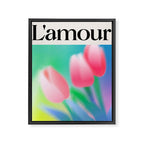 L'amour: Gradient Series 01 Framed Canvas Print Gallery Image 6