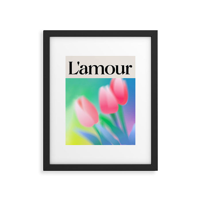 L'amour: Gradient Series 01 Framed Art Print Gallery Image 1