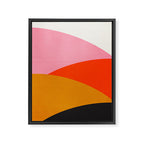 Landscape 01: Mid Century Abstraction Framed Canvas Print Gallery Image 6