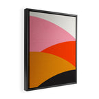Landscape 01: Mid Century Abstraction Framed Canvas Print Gallery Image 2