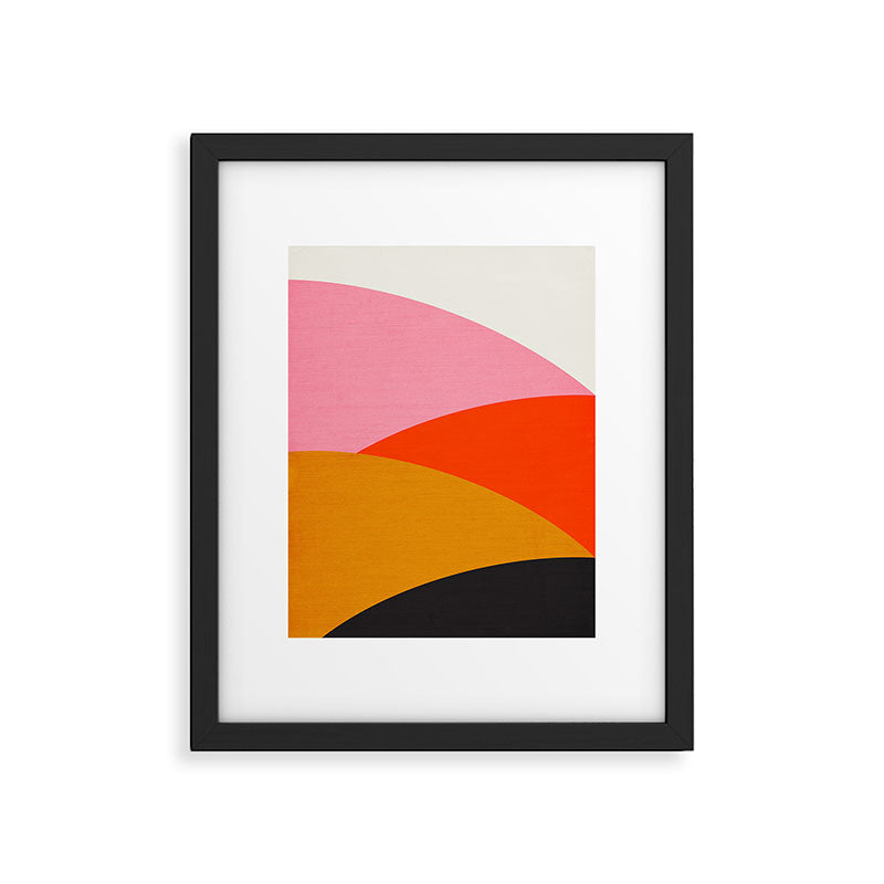 Landscape 01: Mid Century Abstraction Framed Art Print Gallery Image 5