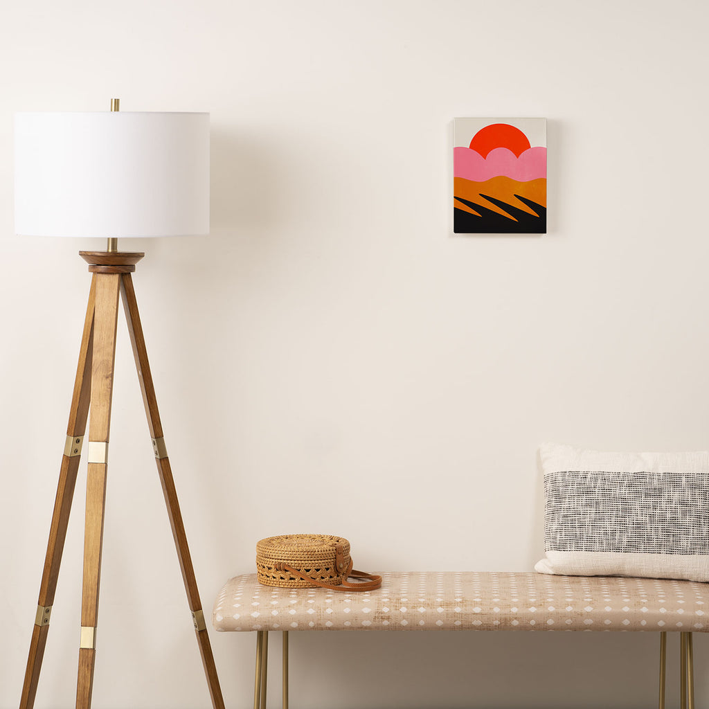 Landscape 02: Mid Century Abstraction Canvas Print Gallery Image 2