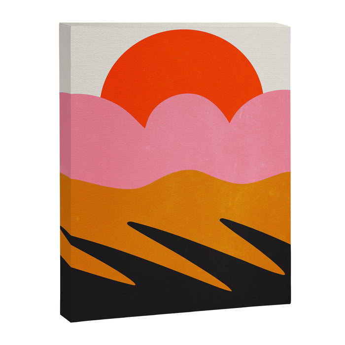 Landscape 02: Mid Century Abstraction Canvas Print Gallery Image 1