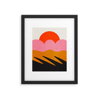 Landscape 02: Mid Century Abstraction Framed Art Print Gallery Image 5