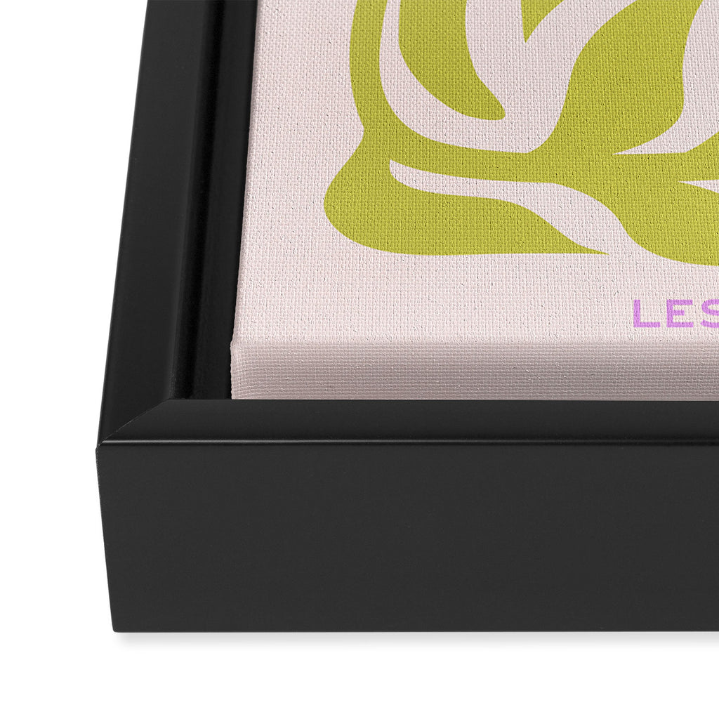 Lilac & Lime: Les Fleurs | Flower Market Color Series 02 Framed Canvas Print Gallery Image 3