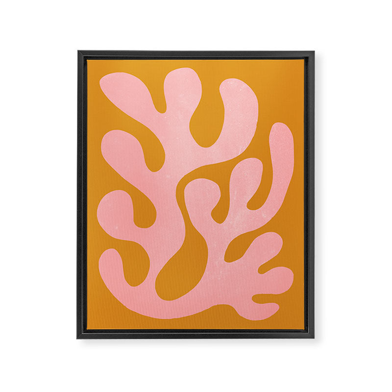 Lilac & Sundown: Matisse Paper Cutouts 03 Framed Canvas Print Gallery Image 6