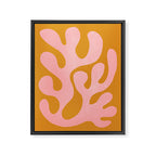 Lilac & Sundown: Matisse Paper Cutouts 03 Framed Canvas Print Gallery Image 6