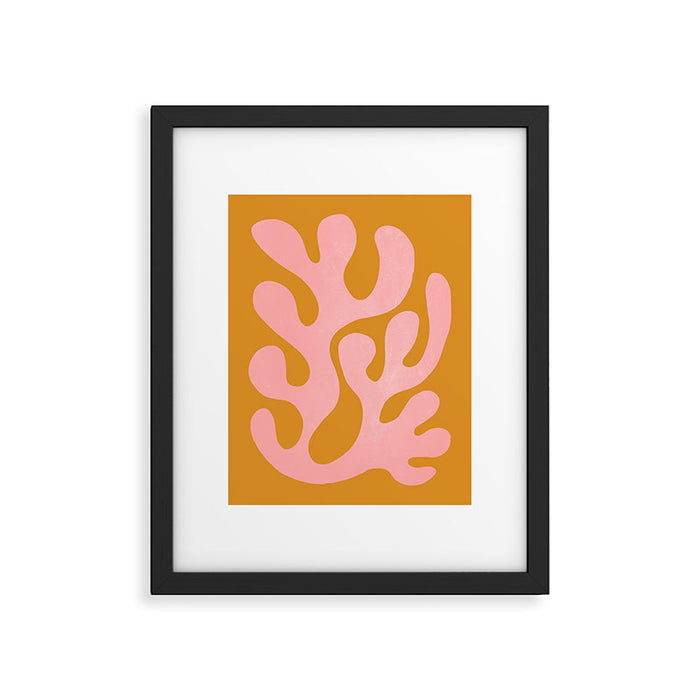 Lilac & Sundown: Matisse Paper Cutouts 03 Framed Art Print Gallery Image 1